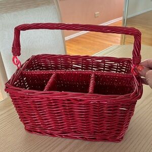 Multi use wicker basket